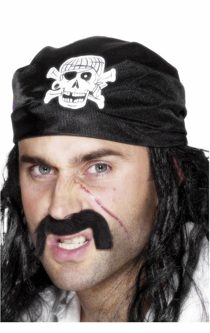 Smiffys Adult Buccaneer Pirate Bandana Accessories 1 Smiffys Adult Buccaneer Pirate Bandana Accessories