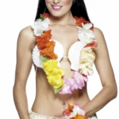 Smiffys MULTI COLOUR Hawaiian Leis Set