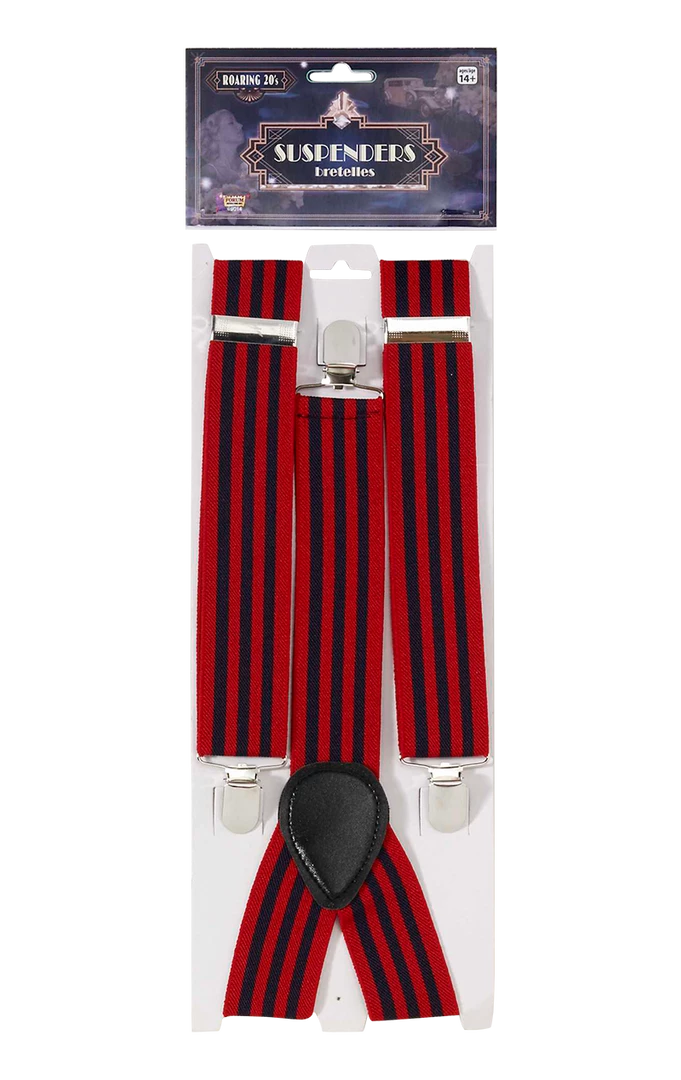Morris Costumes Accessories Striped Braces Accessory 1 Morris Costumes Accessories Striped Braces Accessory
