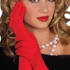 Bristol Novelty Long Red Gloves