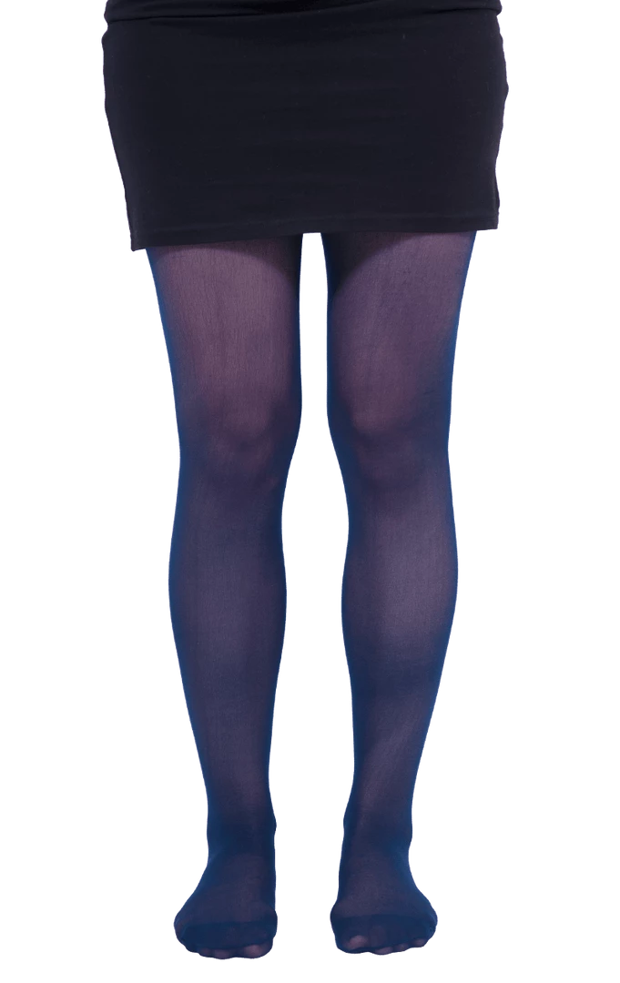 Rubies Crayons Adult Thick Translucent Tights Blue 1 Rubies Crayons Adult Thick Translucent Tights Blue