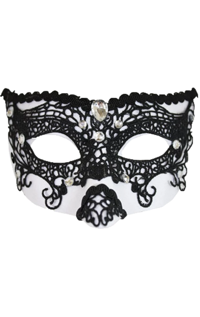 Generic Delma White/Black Mask Accessories 1 Generic Delma White/Black Mask Accessories