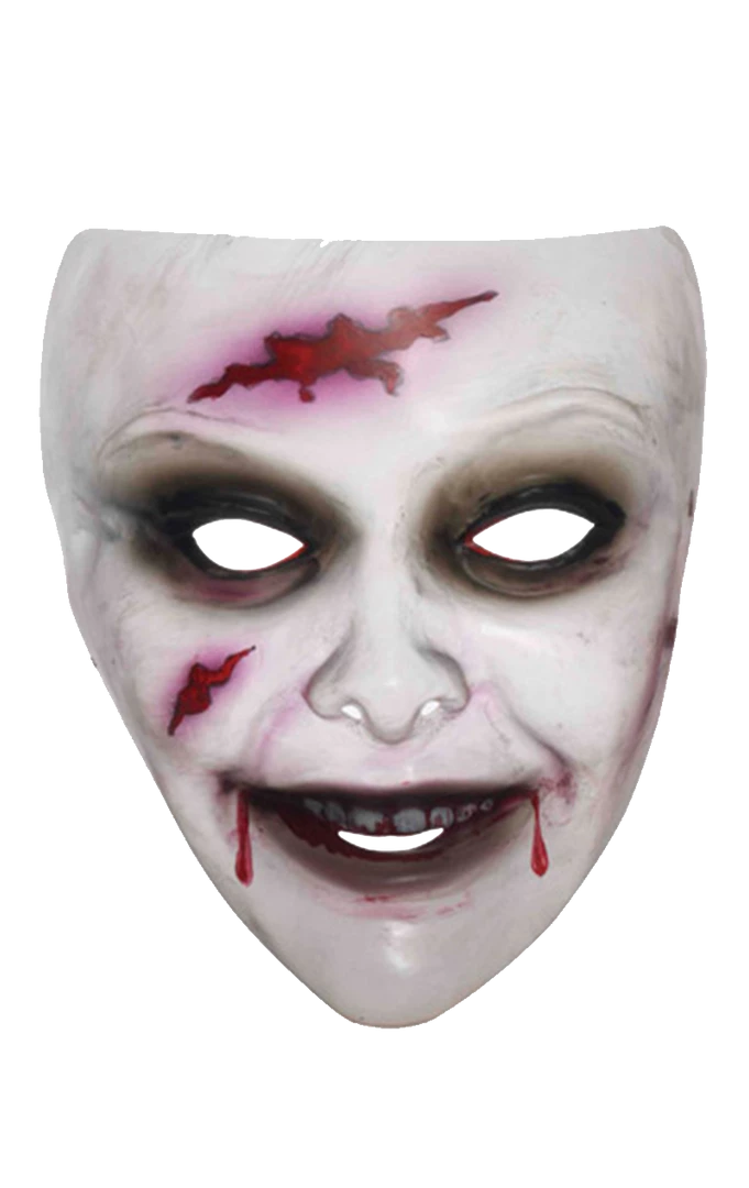 Morris Costumes Accessories Transparent Zombie Mask 1 Morris Costumes Accessories Transparent Zombie Mask