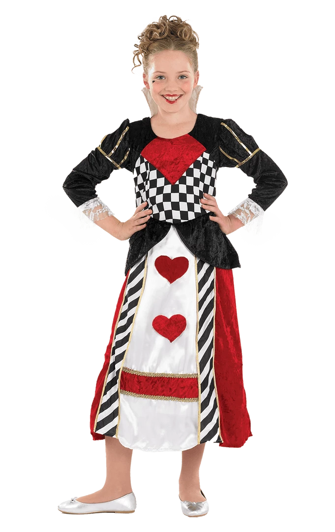 Fun Shack Child Queen Of Hearts Costume 1 Fun Shack Child Queen Of Hearts Costume