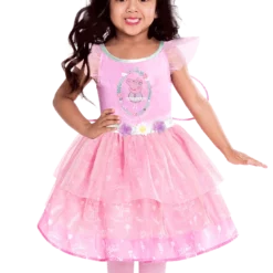 Amscan Childrens Peppa Pig Fairy Dress All Girls Costumes