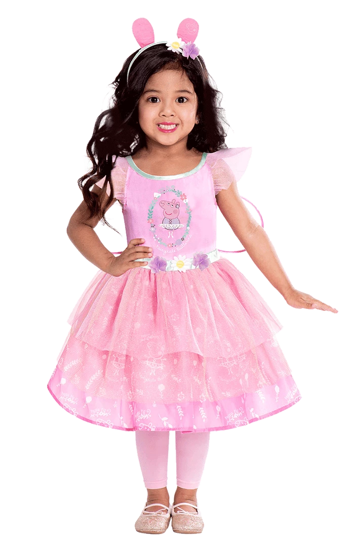 Amscan Childrens Peppa Pig Fairy Dress All Girls Costumes 1 Amscan Childrens Peppa Pig Fairy Dress All Girls Costumes