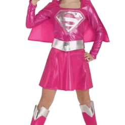 Rubies Childrens Pink Supergirl Costume