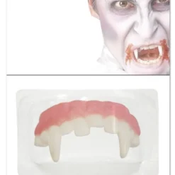 Smiffys All Mens Costumes Vampire Fangs (Top Only)