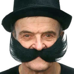 Generic All Mens Costumes Czar Black Moustache