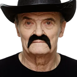 Generic Accessories 70s Black Moustache