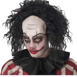 California Costumes Clown Pattern Baldness Wig