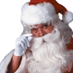 Rubies Deluxe Santa White Wig & Beard Set Accessories