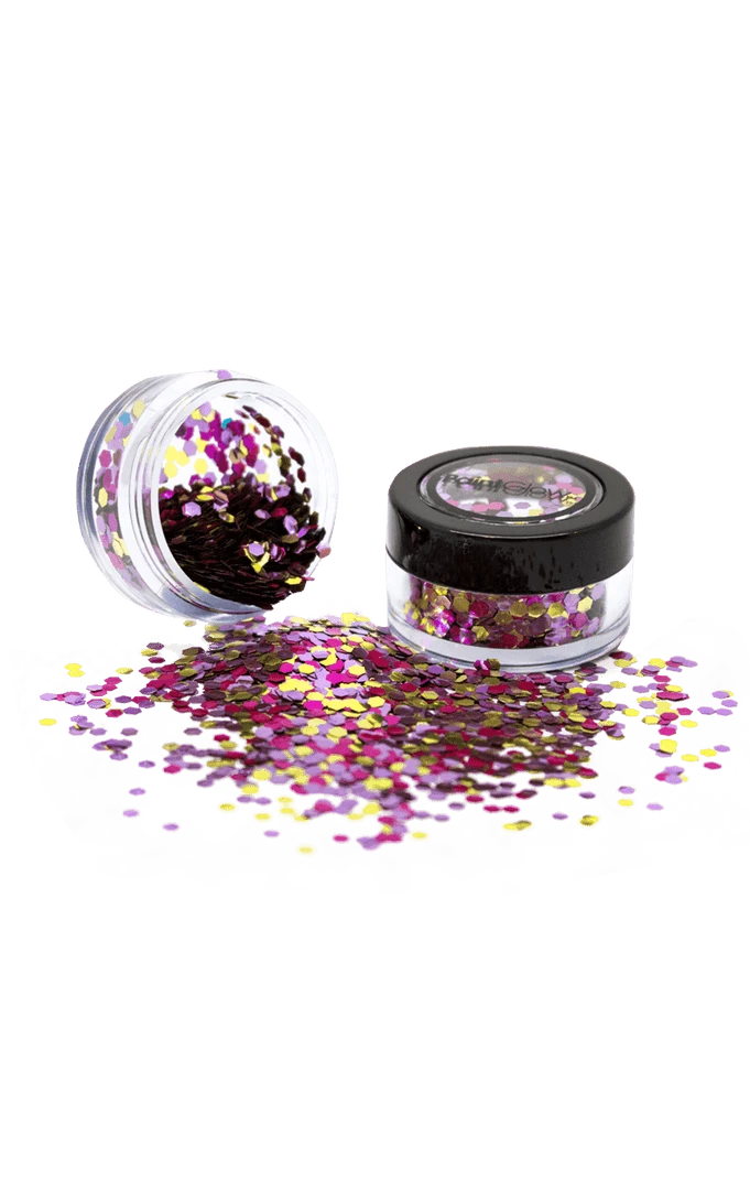 PaintGlow Pink Gold Bio Chunky Glitter Hen Party 1 PaintGlow Pink Gold Bio Chunky Glitter Hen Party