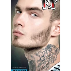 Tinsley Transfers Cops And Robbers Vandal Neck Tattoo FX