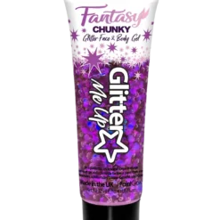 PaintGlow Purple Iridescent Chunky Glitter Gel