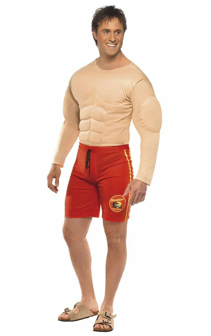 Smiffys Adult Baywatch Lifeguard Costume 1 Smiffys Adult Baywatch Lifeguard Costume