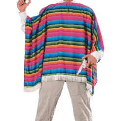 Rubies All Mens Costumes Adult Mexican Serape Poncho W Sombrero Hat