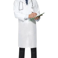 Smiffys All Mens Costumes Budget Doctor Lab Coat And Mask