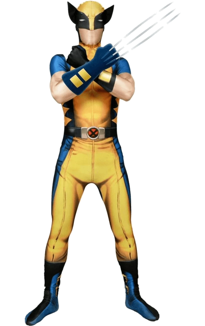 Body Republic All Mens Costumes Deluxe Wolverine Morphsuit With Zappar 2 Body Republic All Mens Costumes Deluxe Wolverine Morphsuit With Zappar