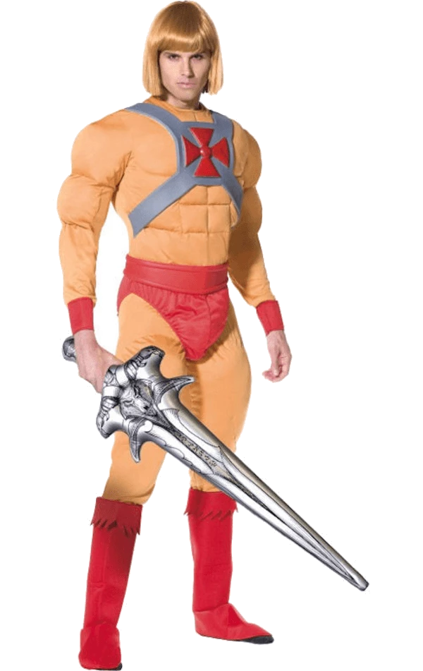 Smiffys All Mens Costumes Adult He-Man Super Hero Costume 1 Smiffys All Mens Costumes Adult He-Man Super Hero Costume