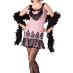 InCharacter Costumes Pink Flirty Flapper Costume All Womens Costumes