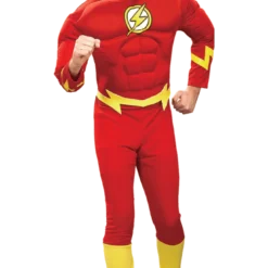 Rubies Adult Muscle Chest The Flash Super Hero Costume