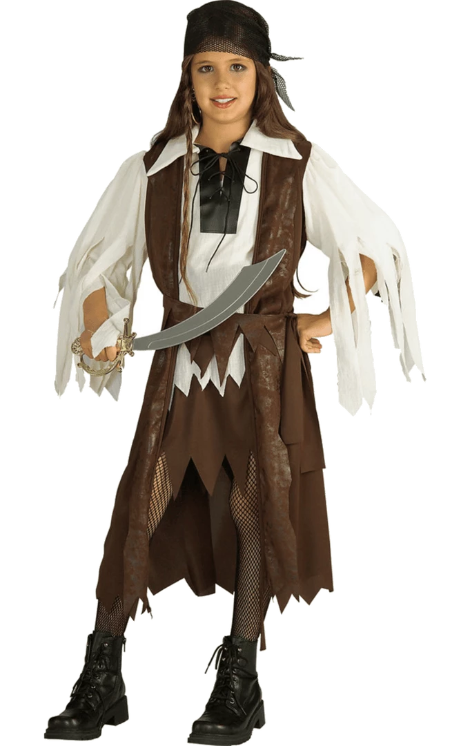 Rubies All Girls Costumes Child Caribbean Pirate Queen 1 Rubies All Girls Costumes Child Caribbean Pirate Queen