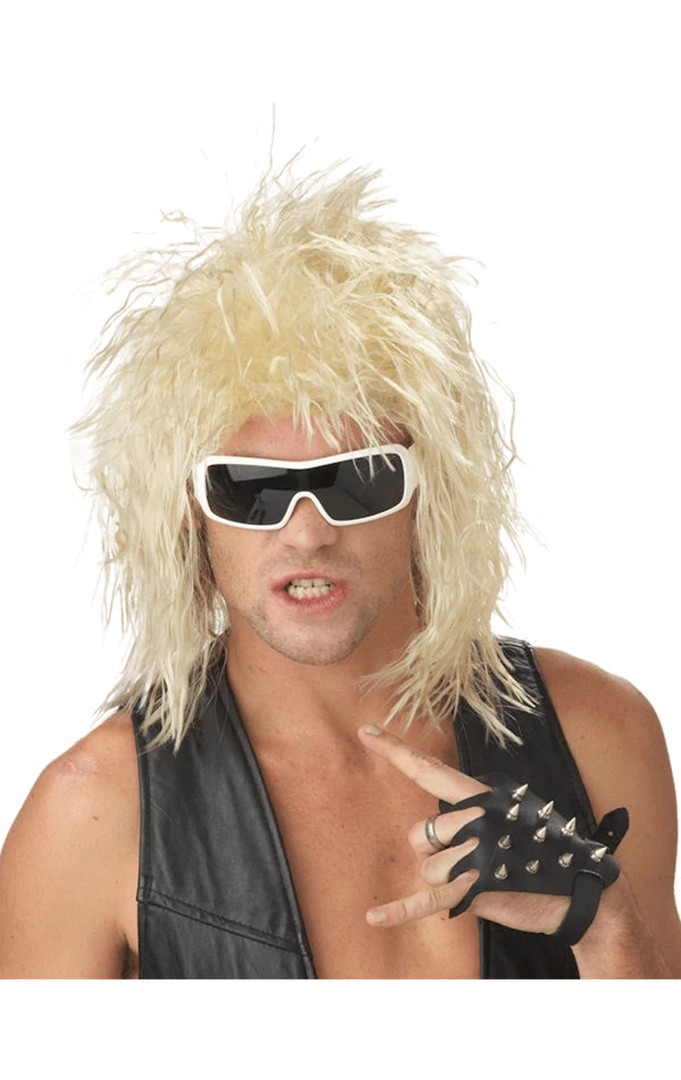 California Costumes All Mens Costumes Rockin Dude Blonde Wig 1 California Costumes All Mens Costumes Rockin Dude Blonde Wig
