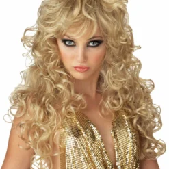 California Costumes Womens Seduction Curly Blonde Wig All Womens Costumes
