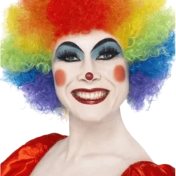 Bristol Novelty Rainbow Clown Wig Accessory Accessories