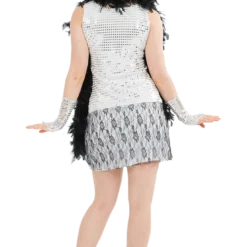 Orion Costumes All Mens Costumes Silver Flapper Costume