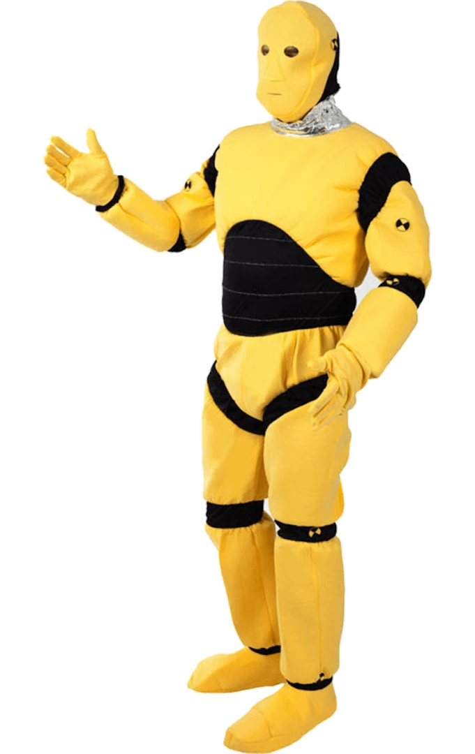 Orion Costumes Crash Test Dummy Costume 2 Orion Costumes Crash Test Dummy Costume