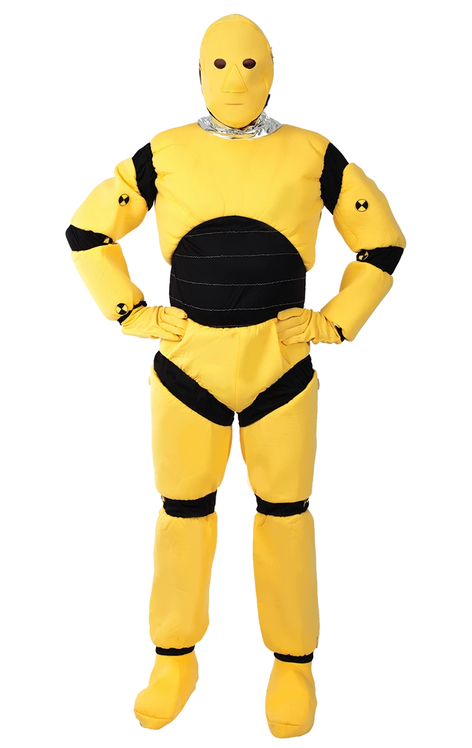 Orion Costumes Crash Test Dummy Costume 1 Orion Costumes Crash Test Dummy Costume