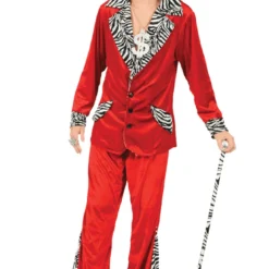 Orion Costumes All Mens Costumes Red Pimp Costume & Hat