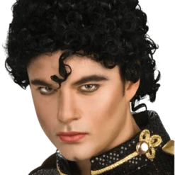 Rubies Adult Curly Michael Jackson Wig All Mens Costumes