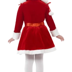 Smiffys Child Little Miss Santa Costume Kids