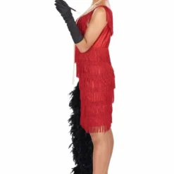 Orion Costumes Adult 20s Red Flapper Costume