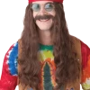 California Costumes Hippie Man Wig & Moustache (Brown) All Mens Costumes