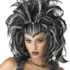 Palmer Accessories Black And White Evil Sorceress Wig