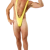 Orion Costumes Borat Mankini Thong Swimsuit (Luminous Yellow)