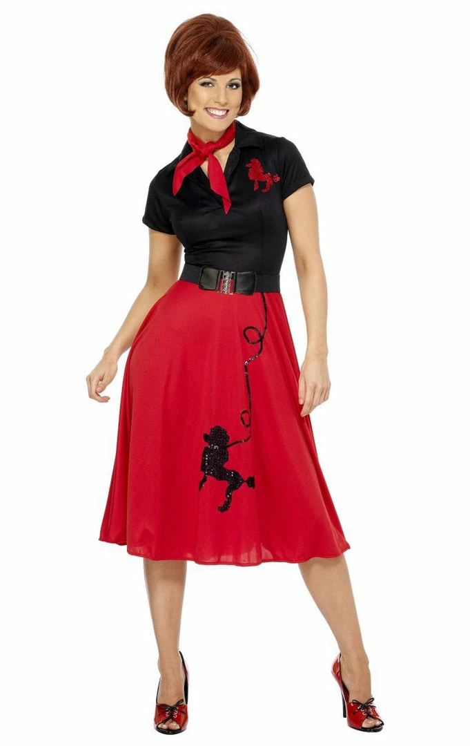 Smiffys 50s Dress Costume All Womens Costumes 1 Smiffys 50s Dress Costume All Womens Costumes