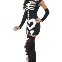 Smiffys All Womens Costumes Fever Sexy Skeleton Costume