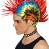 Smiffys 80s Mohawk Wig All Mens Costumes