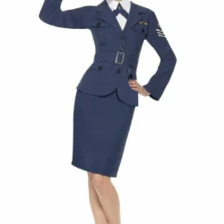 Smiffys All Womens Costumes Women's WWII Air Force Uniform