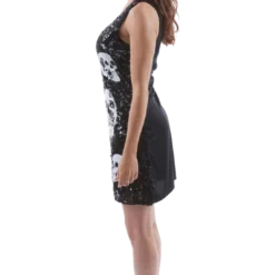 Orion Costumes All Womens Costumes Skull Pattern Sequin Halloween Fashion Dress