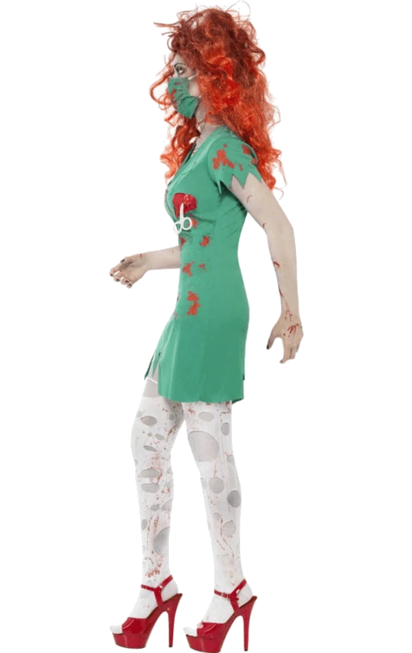 Smiffys Women's Zombie Paramedic Costume 2 Smiffys Women's Zombie Paramedic Costume