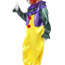 Smiffys Creepy Clown Costume All Mens Costumes