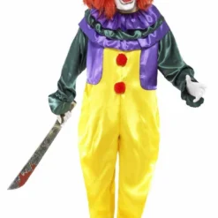 Smiffys Creepy Clown Costume All Mens Costumes