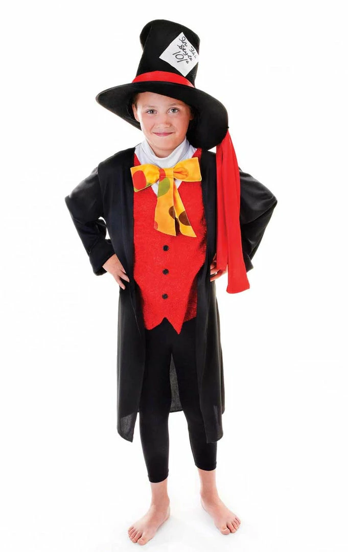 Bristol Novelty All Boys Costumes Child Mad Hatter Costume 1 Bristol Novelty All Boys Costumes Child Mad Hatter Costume
