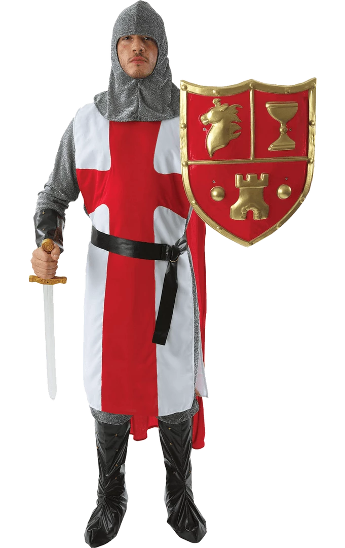 Orion Costumes Adult Knight Crusader Fancy Dress Costume 1 Orion Costumes Adult Knight Crusader Fancy Dress Costume